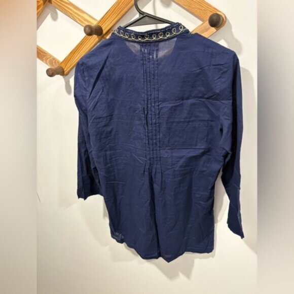 Lilly Pulitzer Navy Beaded Tunic - Picture 7 of 7